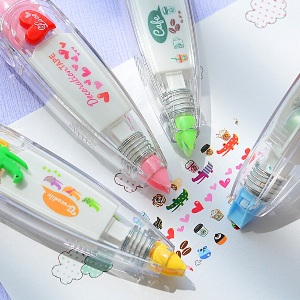Correction Tape Roller - Kawaii lucu dekoratif pita koreksi 6mm