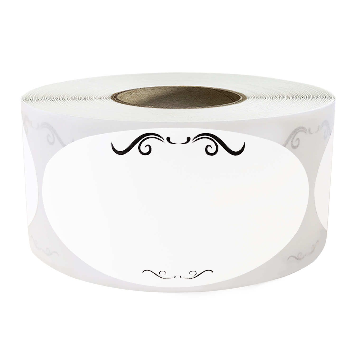 Sticker Label Roll - 150 Stiker/Roll 1*2in Stiker Perekat Tahan