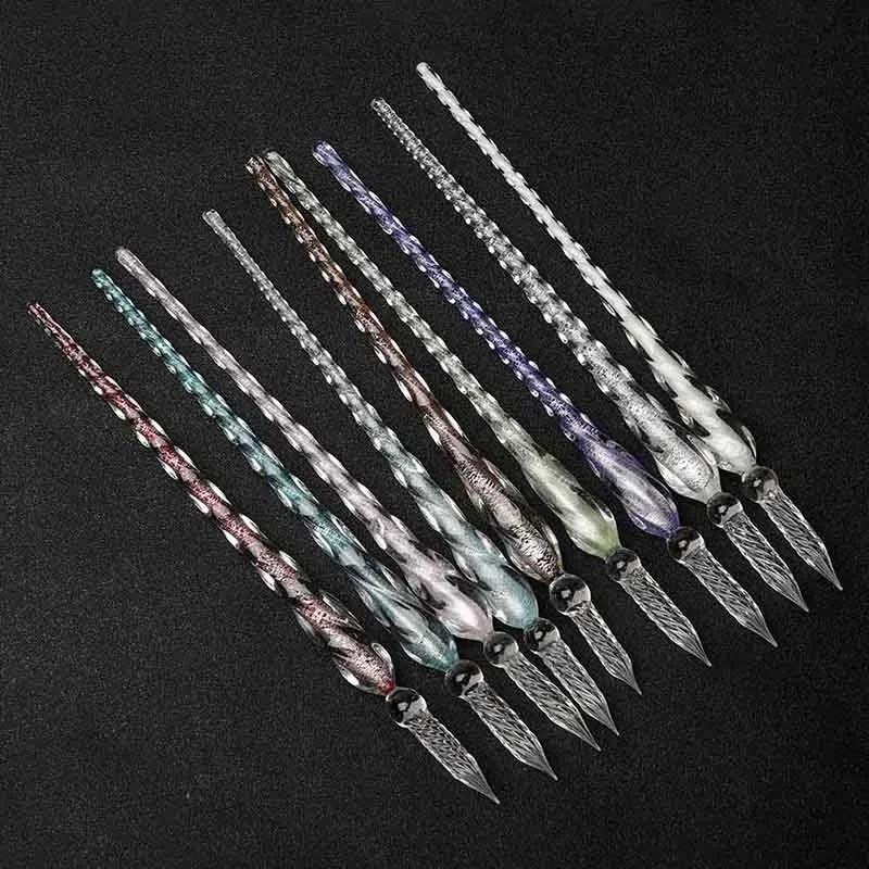 Set Pena Celup Kaca Kristal Be - Stationery Supplier ulasan dan harga