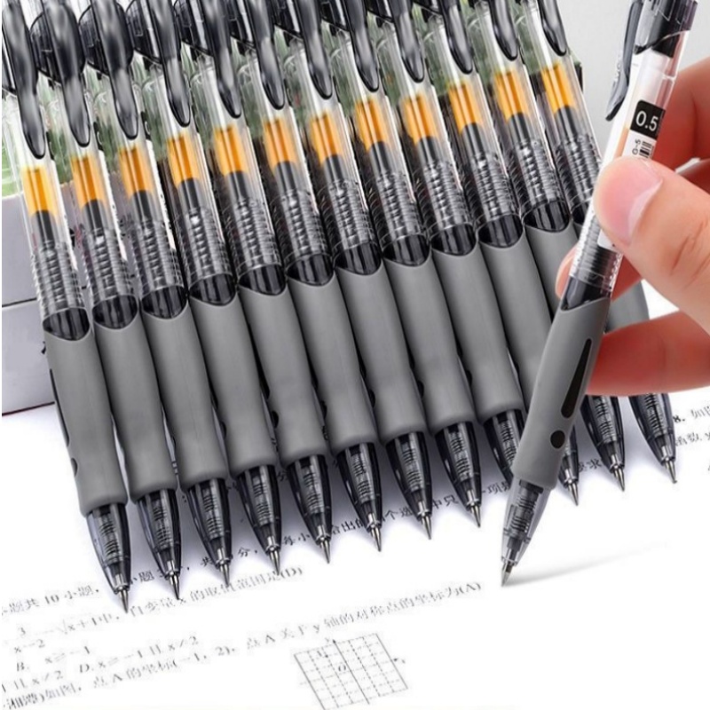 13/30pcs Set Pulpen Gel Retrac - Stationery Supplier ulasan dan harga