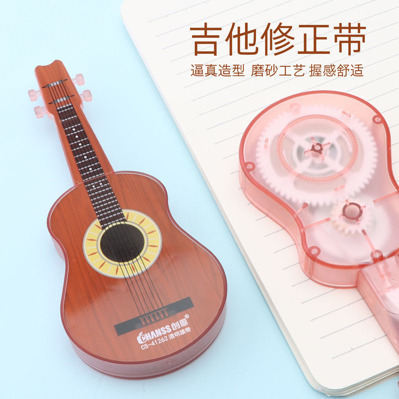 Pita koreksi bentuk gitar krea - Correction Tape Roller ulasan dan harga