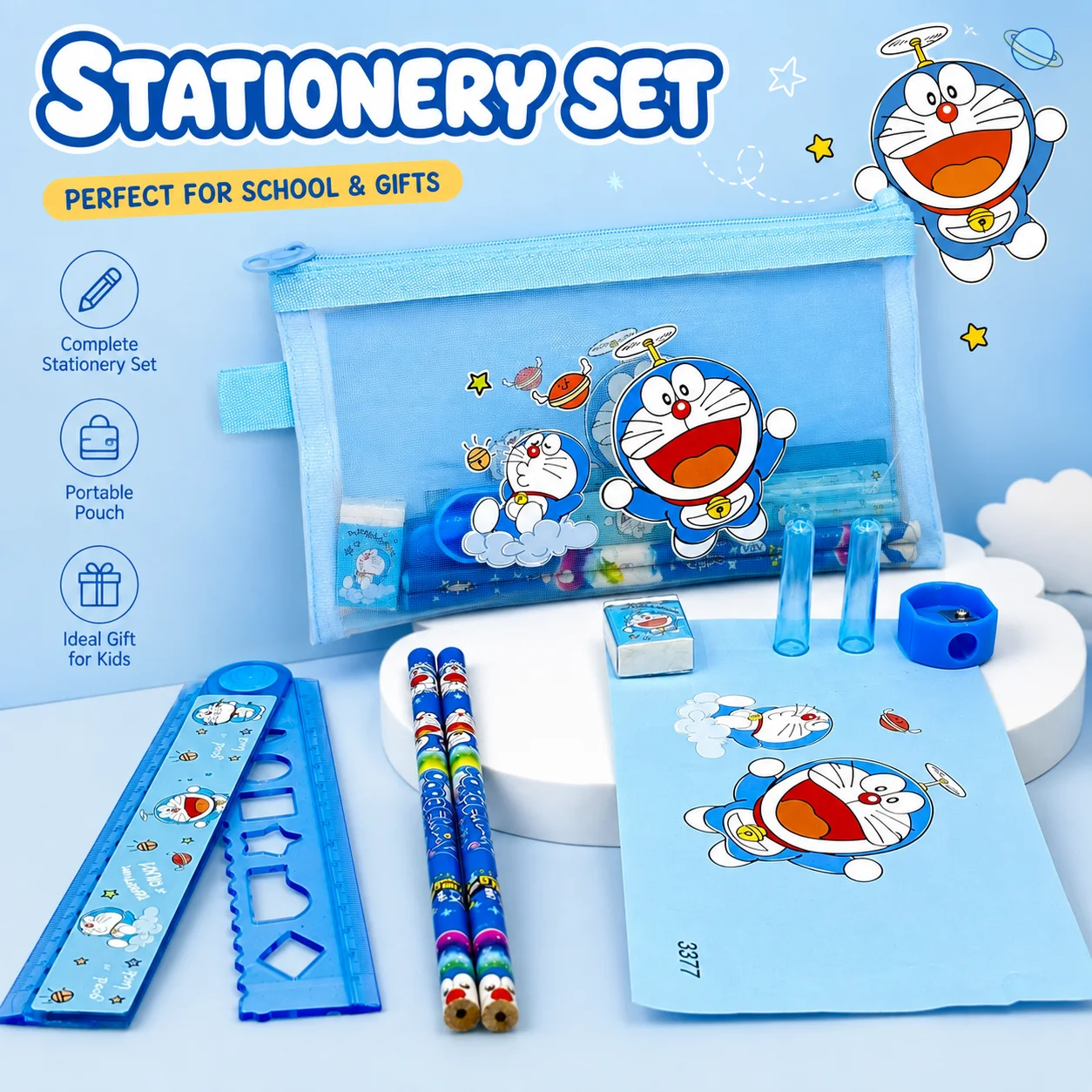 Set Alat Tulis Anak-anak denga - Stationery Supplier ulasan dan harga