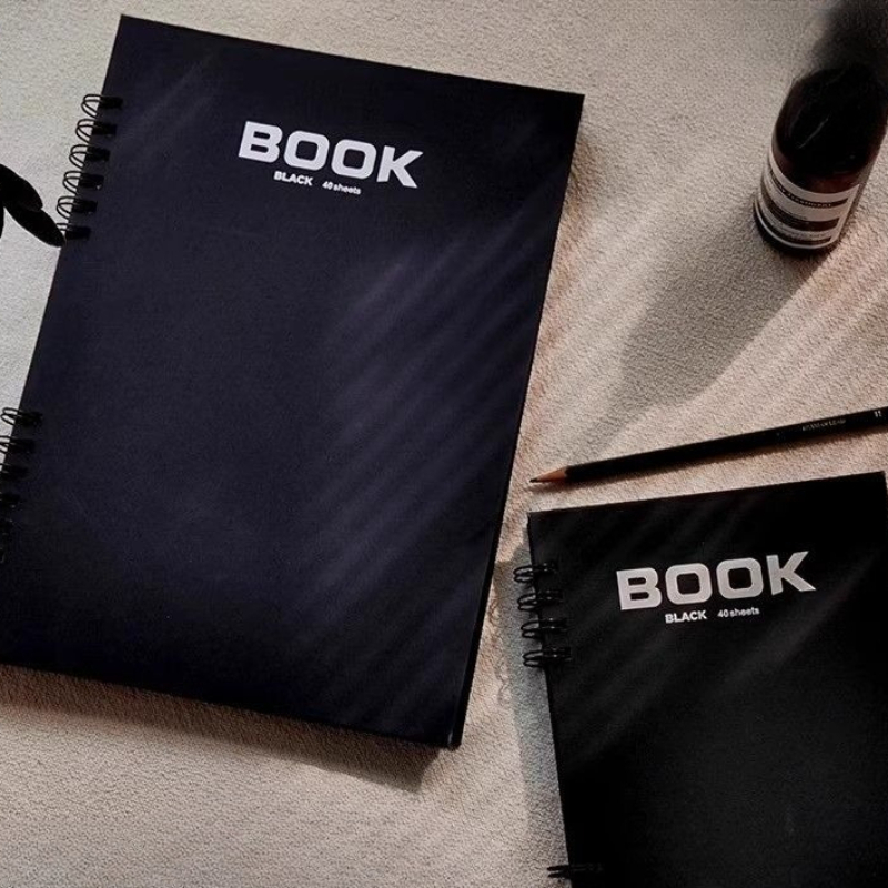 Buku Sketsa Kartu Hitam A4 den - Art Sketchbook Ring ulasan dan harga